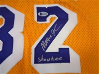 Magic Johnson Autographed Lakers Jersey