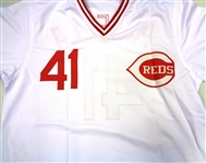 Lou Piniella Autographed Reds Jersey