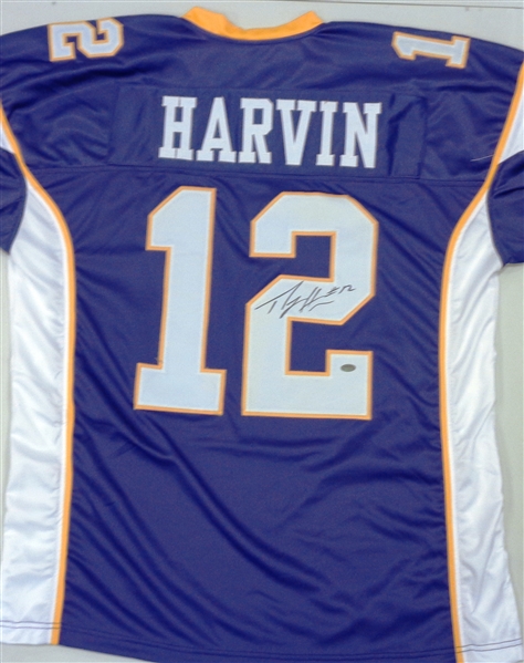 Percy Harvin Autographed Custom Jersey
