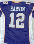 Percy Harvin Autographed Custom Jersey