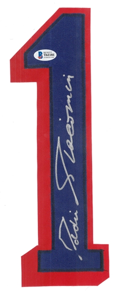 Eddie Giacomin Autographed Jersey Number
