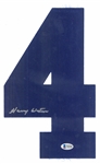 Harry Watson Autographed Jersey Number