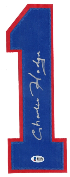 Charlie Hodge Autographed Jersey Number
