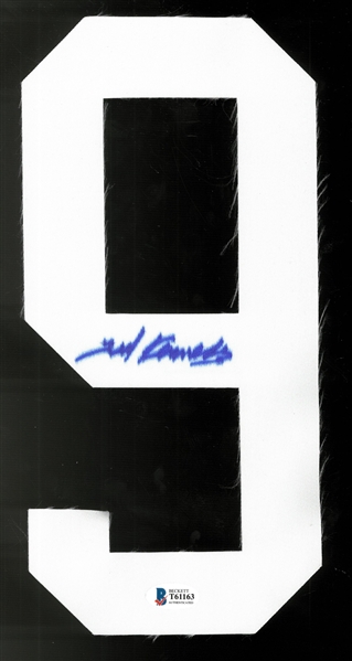 Ted Kennedy Autographed Jersey Number