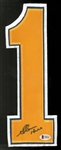 Glenn Hall Autographed Jersey Number