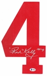 Red Kelly Autographed Jersey Number