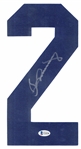 Borje Salming Autographed Jersey Number