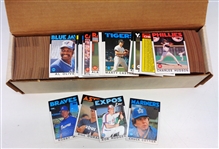 1986 Topps Baseball Set w/ Both Error Cards