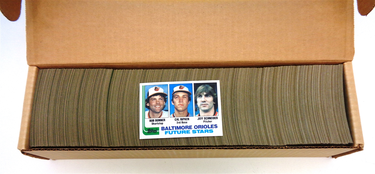 1982 Topps Baseball Set Mint From Vending