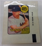 1969 Topps Baseball Decals Huge Lot