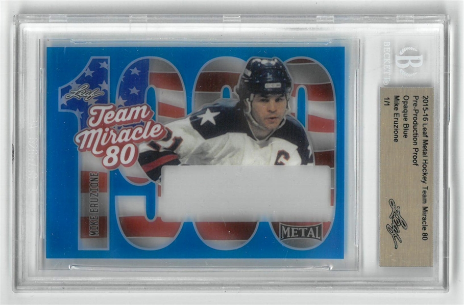 Mike Eruzione 1/1 Proof Card