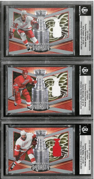 Grind Line Jersey Card Lot (Maltby/Draper/McCarty)