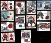 Huge Patrick Roy Jersey Card Lot