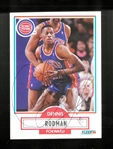 Dennis Rodman Autographed 1990/91 Fleer