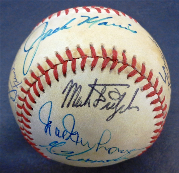 Lot Detail Detroit Tigers Pitchers Ball Signed By