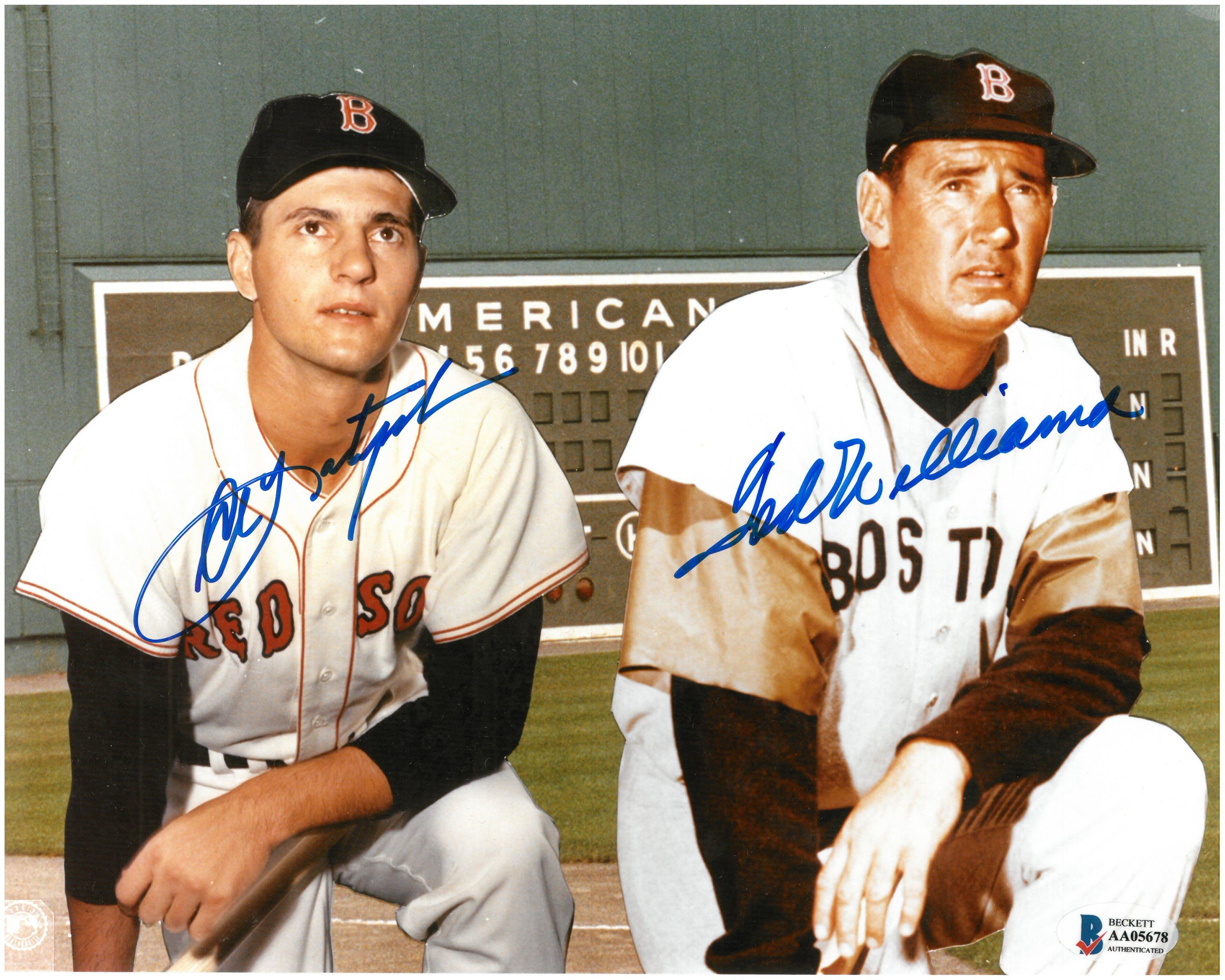 Lot Detail - Carl Yastrzemski & Ted Williams Autographed 8x10 Photo