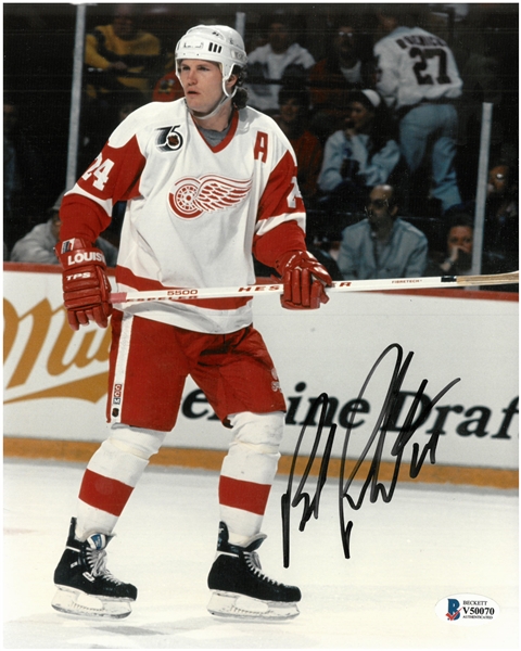 Bob Probert Autographed 8x10 Photo