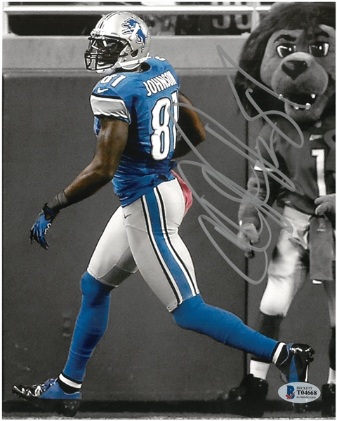 Calvin Johnson Autographed 8x10