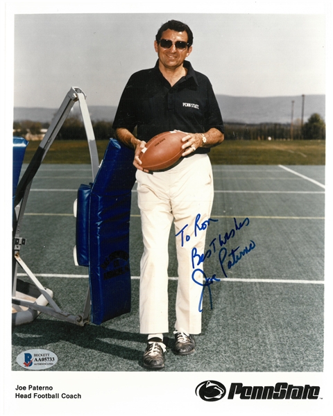 Joe Paterno Autographed 8x10 Photo