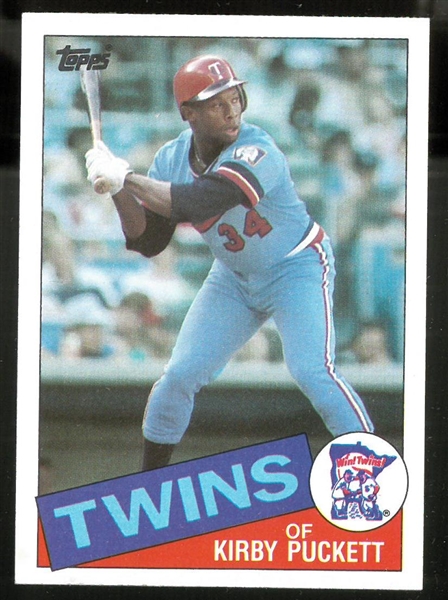 Kirby Puckett 1985 Topps Rookie Card