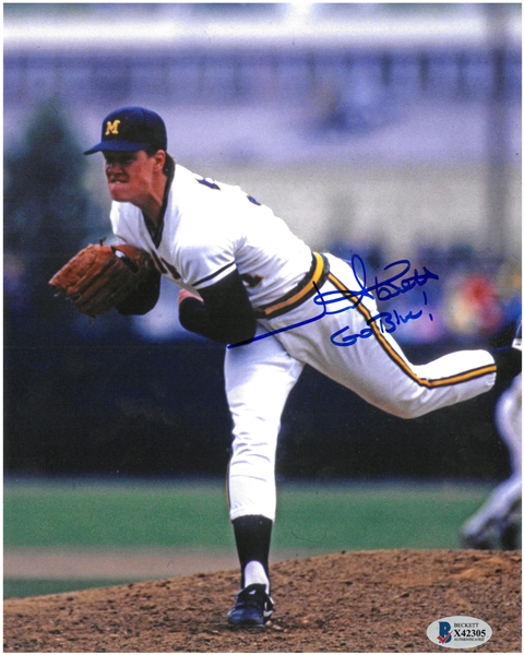 Jim Abbott Autographed 8x10 Photo