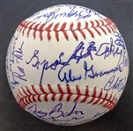 1984 Detroit Tigers Team Signed Ball (39 Signatures)