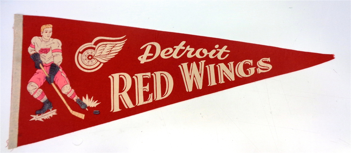 Detroit Red Wings 1950s Pennant