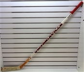 Steve Yzerman Game Used Autographed Victoriaville Stick