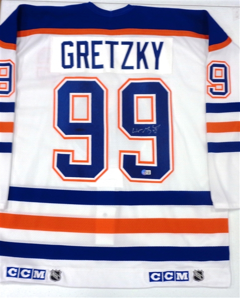 Wayne Gretzky Autographed Authentic Edmonton Oilers Jersey