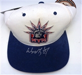 Wayne Gretzky Autographed Rangers Hat #154/199