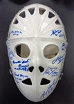 Goalie Mask Autographed by 11 Hall of Famers