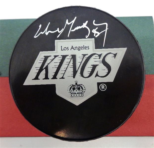 Wayne Gretzky Autographed LA Kings Game Puck