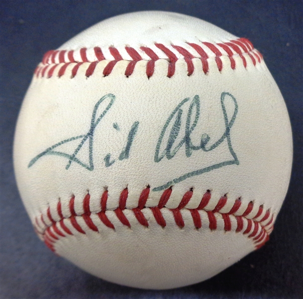 Sid Abel Autographed Baseball