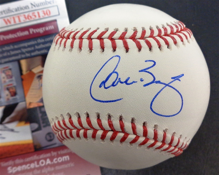 Carlos Baerga Autographed Baseball