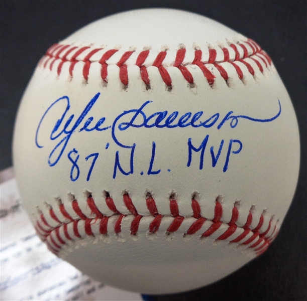 Andre Dawson Autographed Baseball w/ MVP