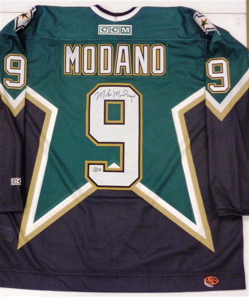 Mike Modano Autographed Stars Jersey