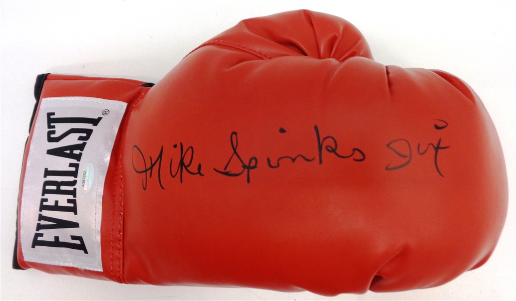 Michael Spinks Autographed Boxing Glove