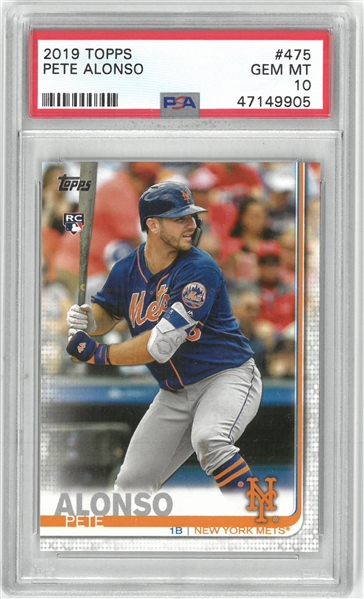 Pete Alonso PSA 10 2019 Topps Rookie Card