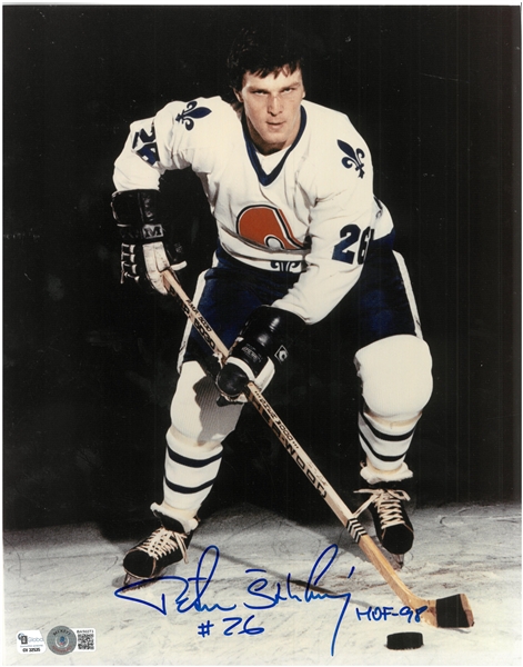 Peter Stastny Autographed 11x14 Photo