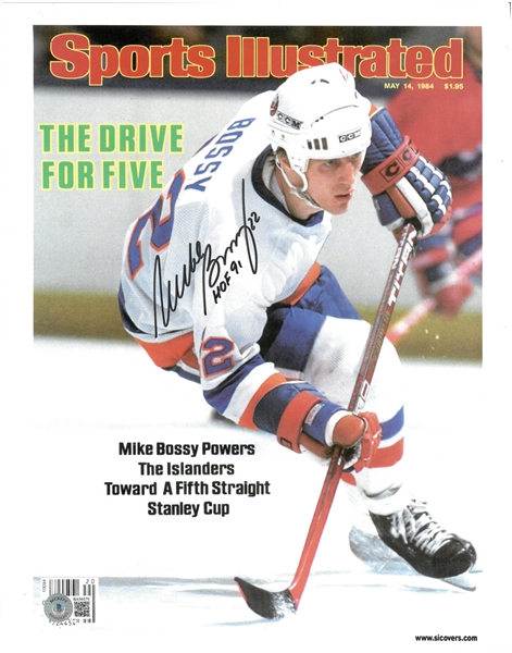 Mike Bossy Autographed 11x14 Photo