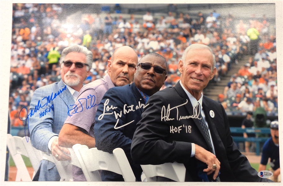 Morris, Gibson, Whitaker, Trammell 12x18 Signed Photo