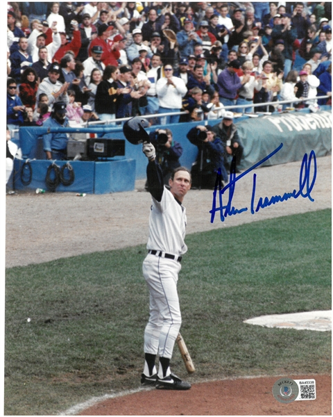 Alan Trammell Autographed 8x10 Photo Final Game