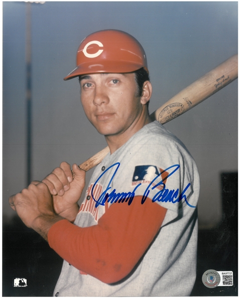 Johnny Bench Autographed 8x10 Photo