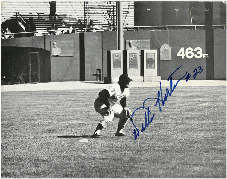 Willie Horton Autographed 1970s Arena Stadium Cardboard 11x14