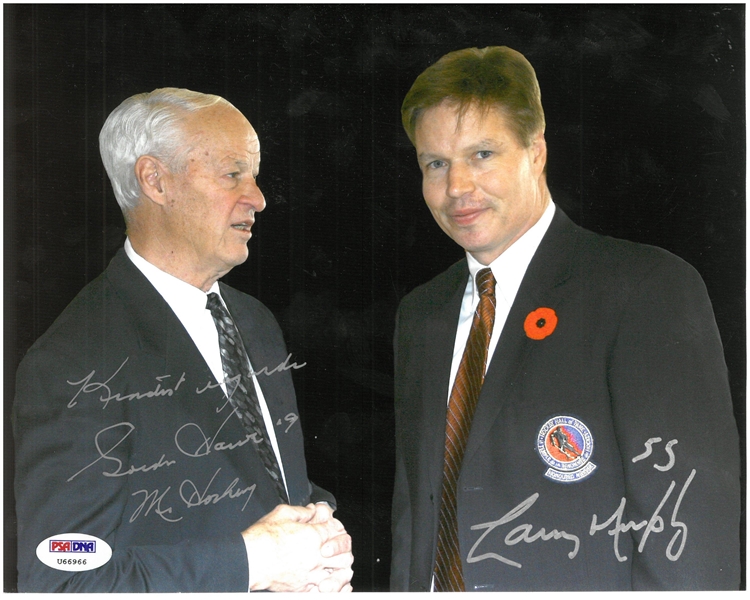 Gordie Howe & Larry Murphy Autographed 8x10 Photo