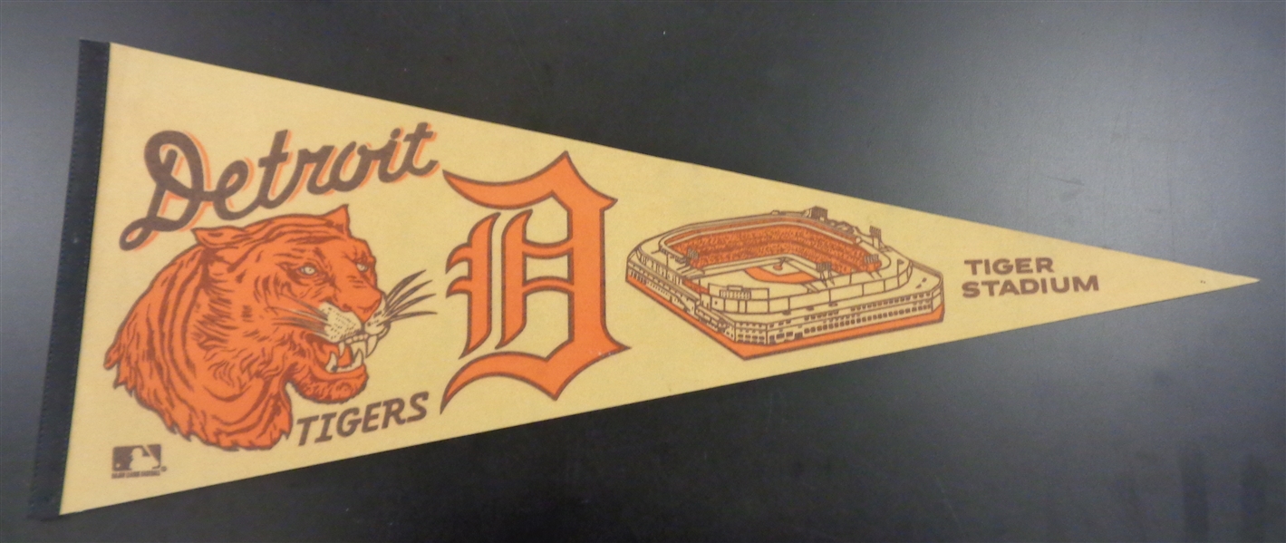Detroit Tigers Tiger Stadium Pennant