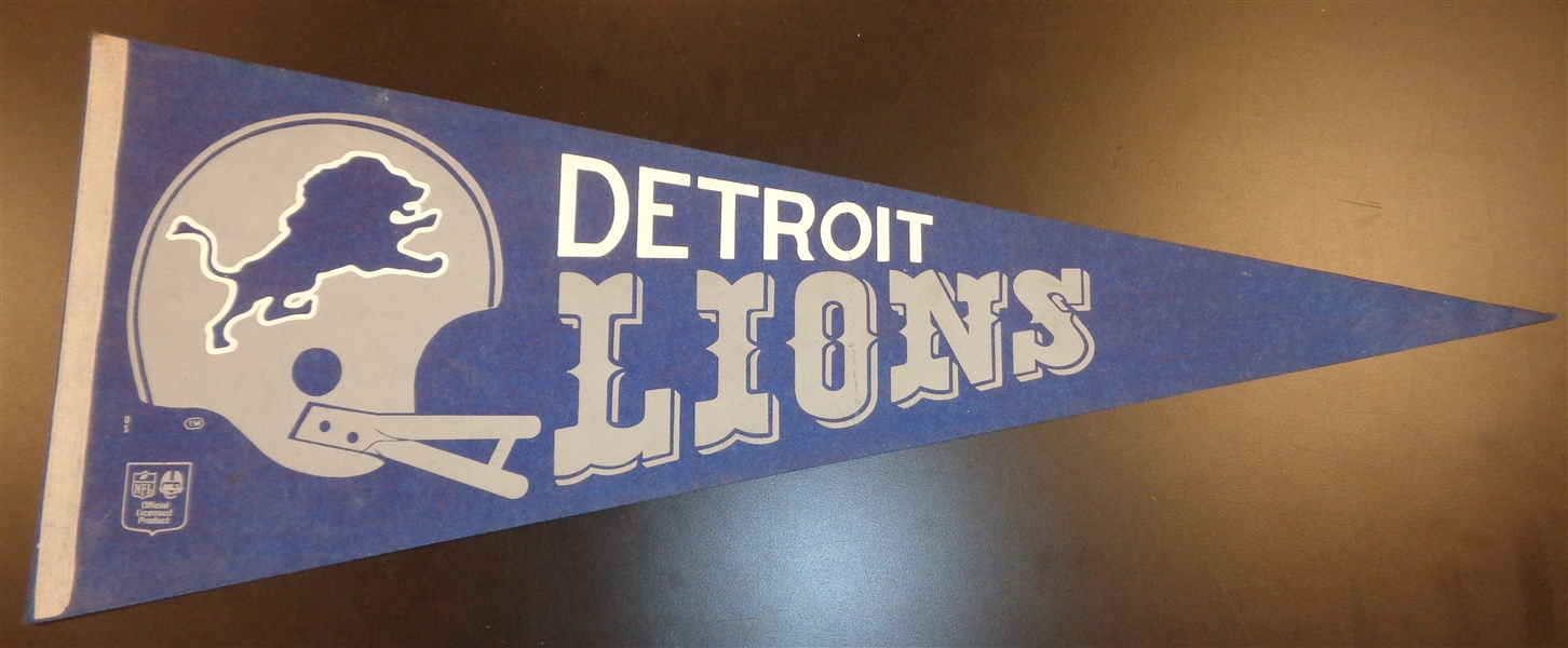Detroit Lions 1970s Pennant