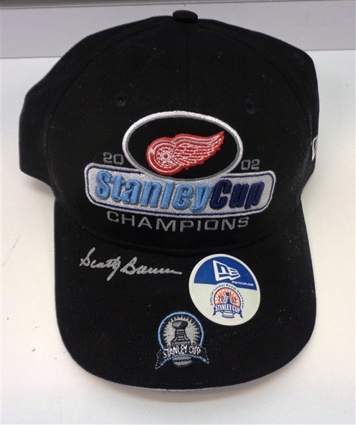 Scotty Bowman Autographed 2002 Championship Hat