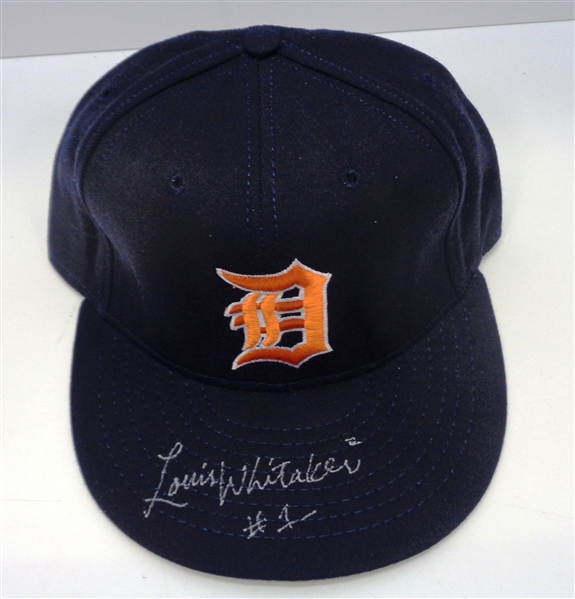 Lou Whitaker Autographed Detroit Tigers Hat