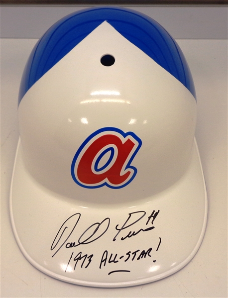 Darrell Evans Autographed Braves Batting Helmet